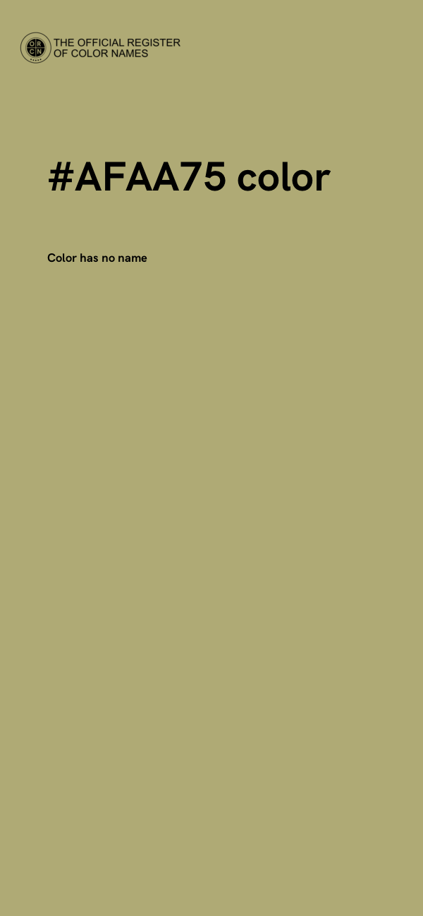 #AFAA75 color image