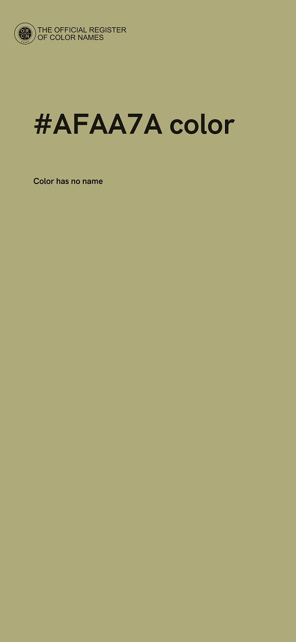 #AFAA7A color image
