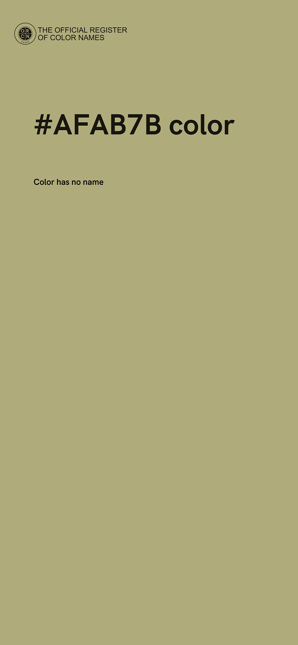 #AFAB7B color image