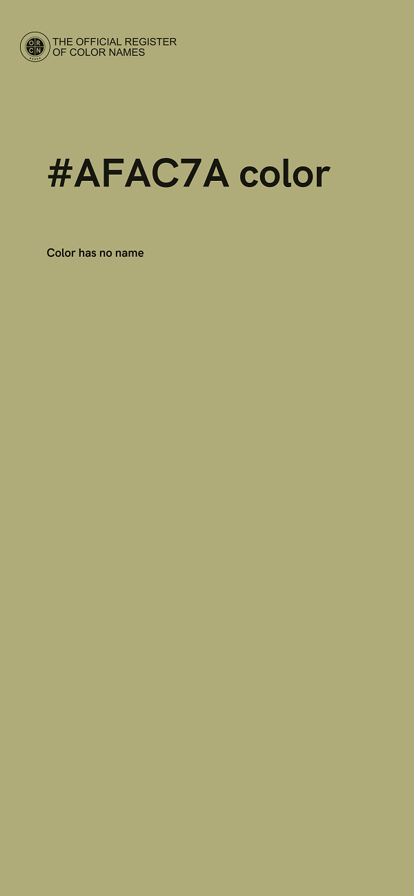 #AFAC7A color image