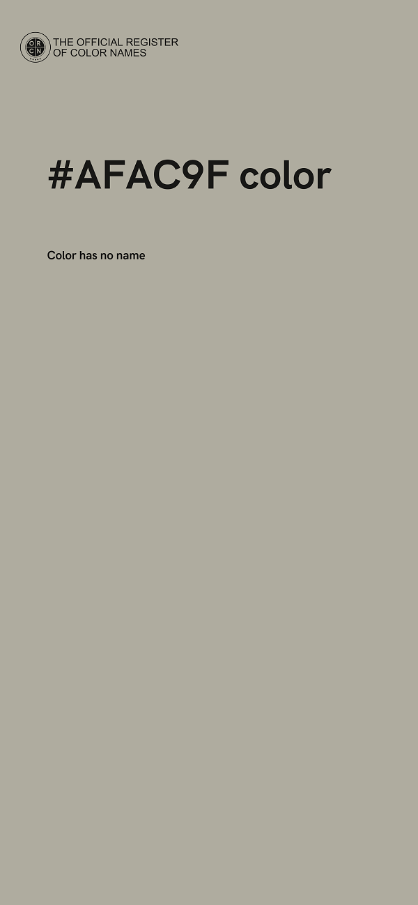 #AFAC9F color image