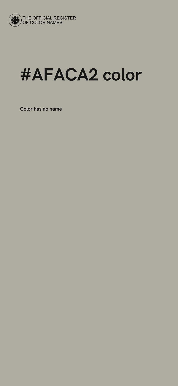 #AFACA2 color image