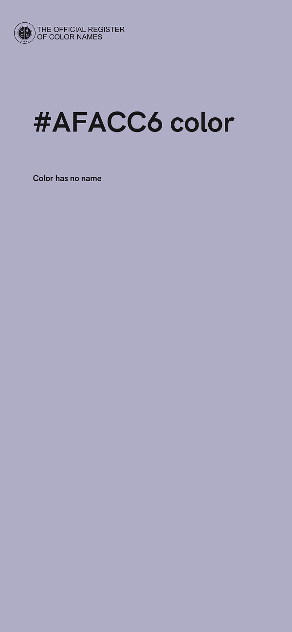 #AFACC6 color image