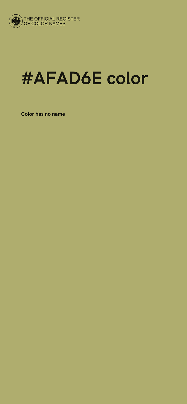 #AFAD6E color image