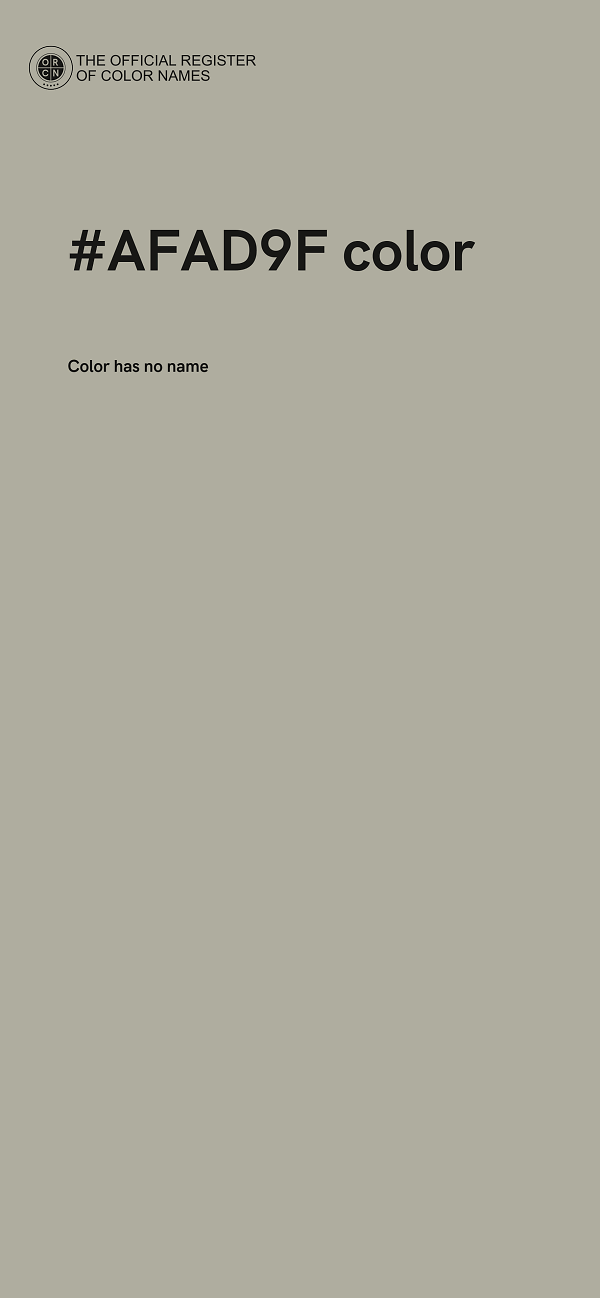 #AFAD9F color image