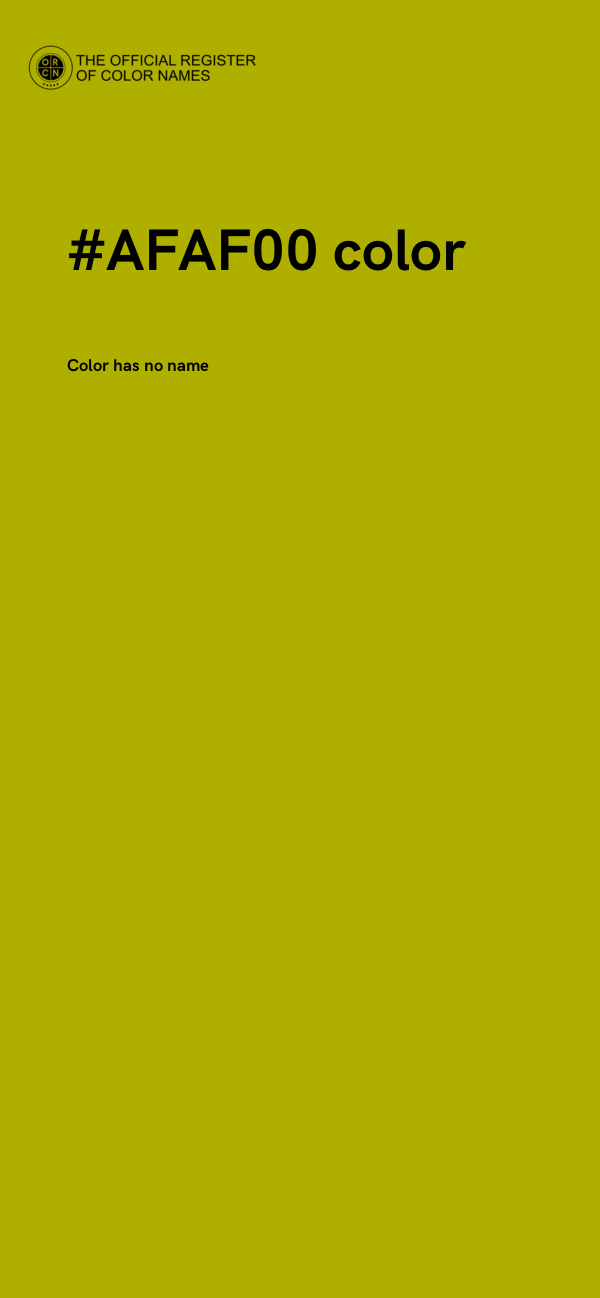 #AFAF00 color image