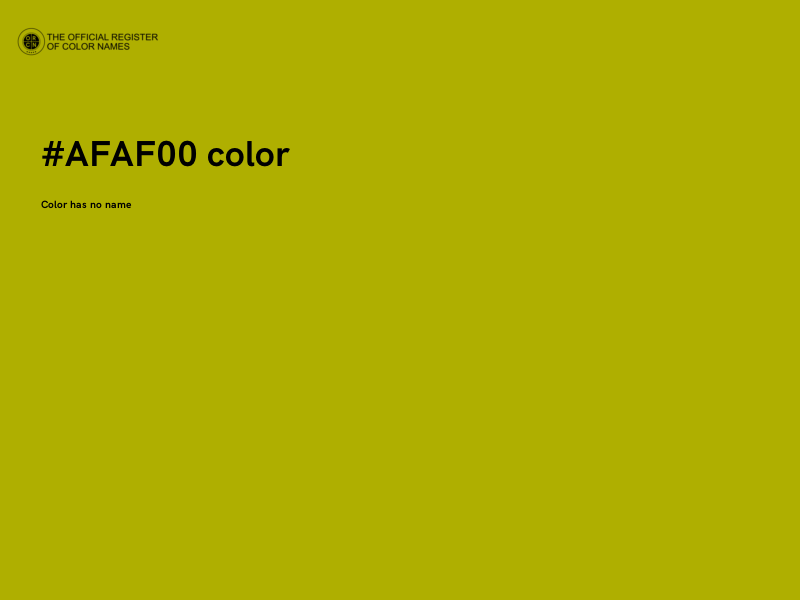 #AFAF00 color image