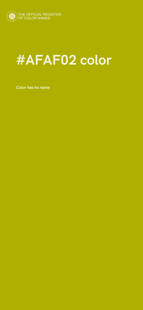 #AFAF02 color image