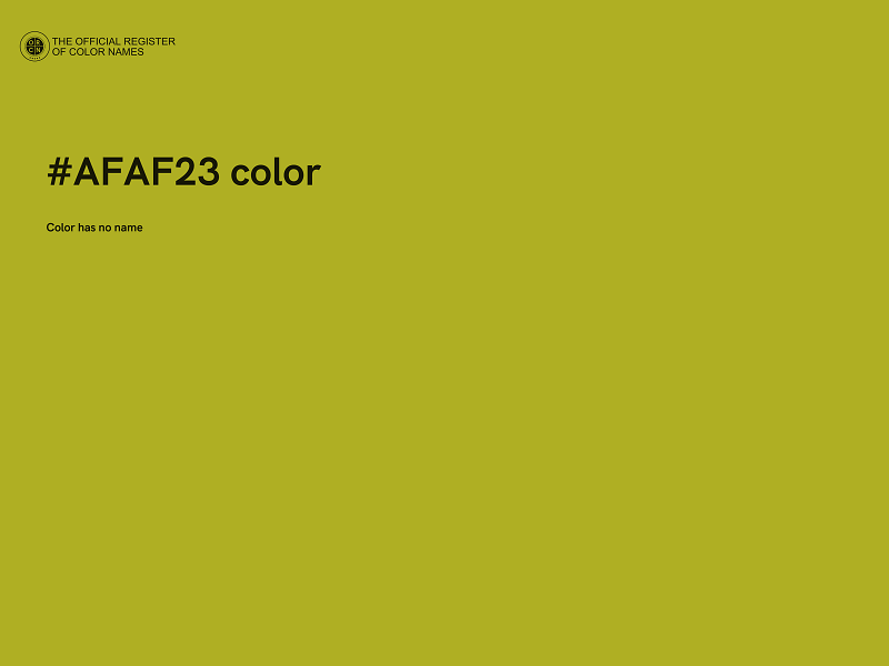 #AFAF23 color image