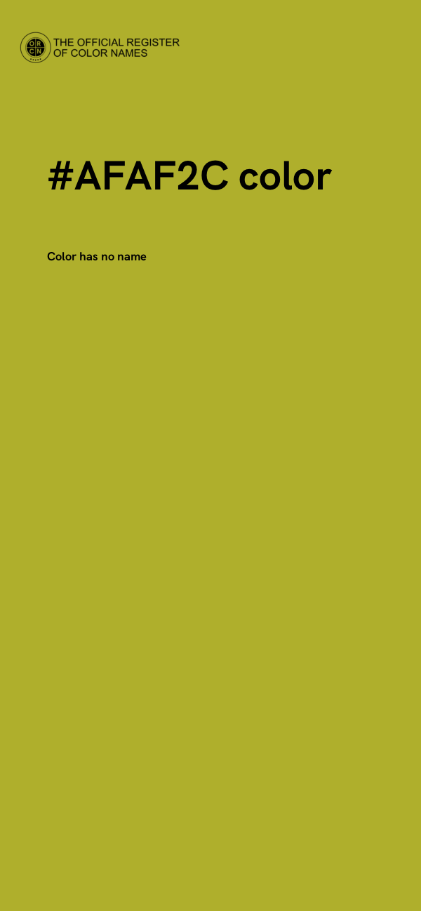 #AFAF2C color image
