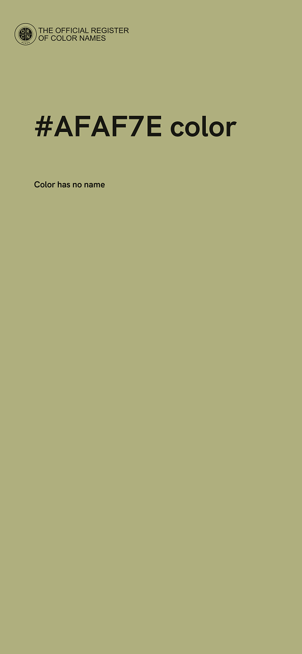 #AFAF7E color image