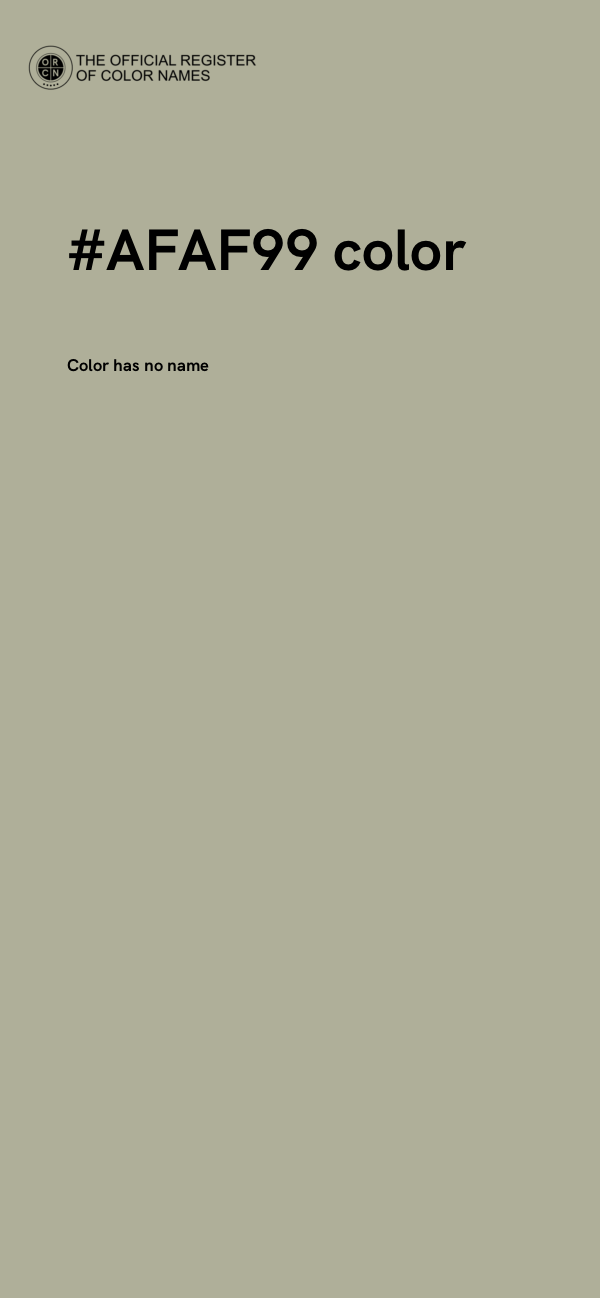 #AFAF99 color image