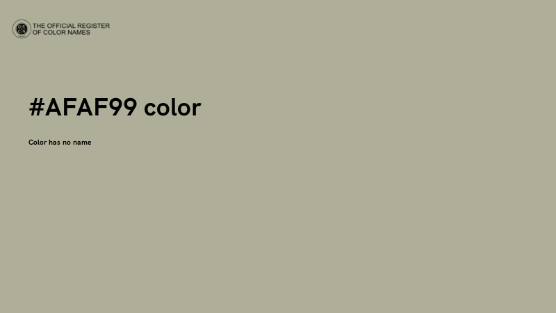 #AFAF99 color image