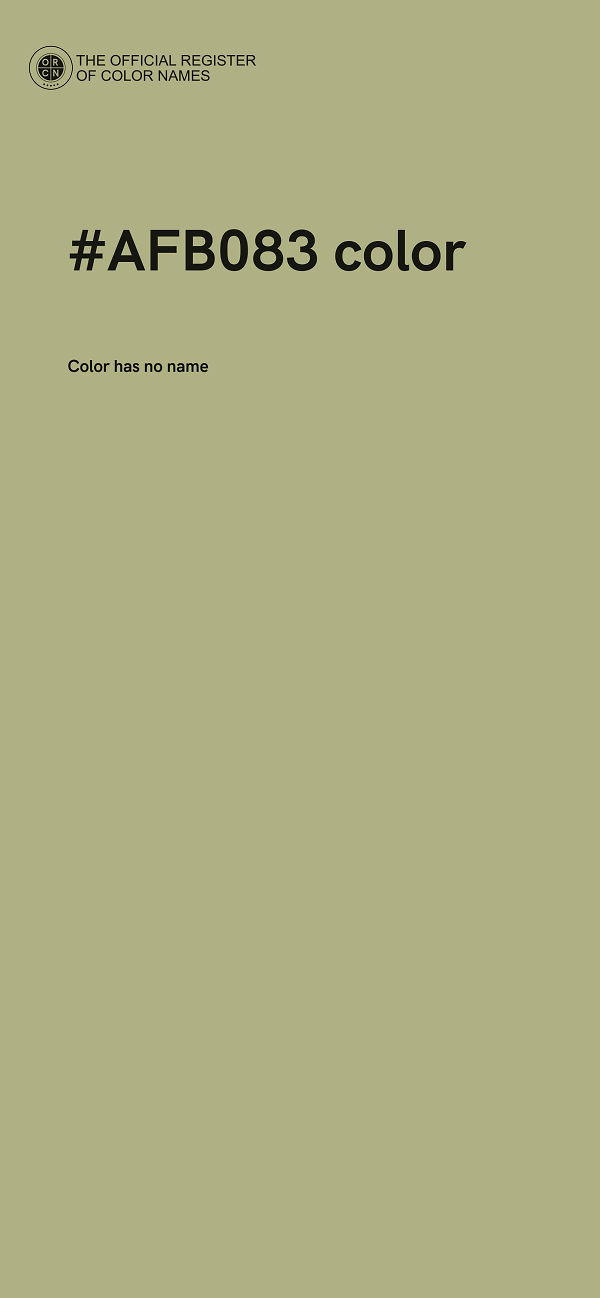 #AFB083 color image