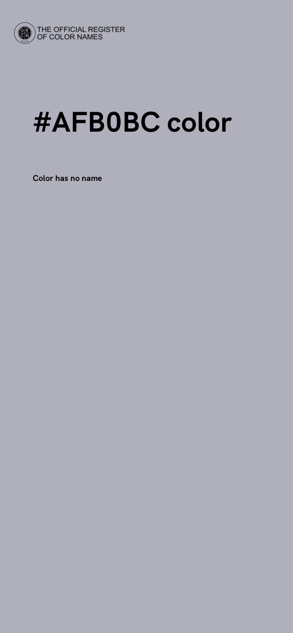 #AFB0BC color image