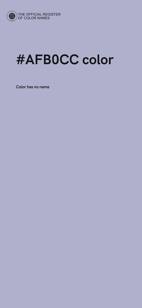 #AFB0CC color image