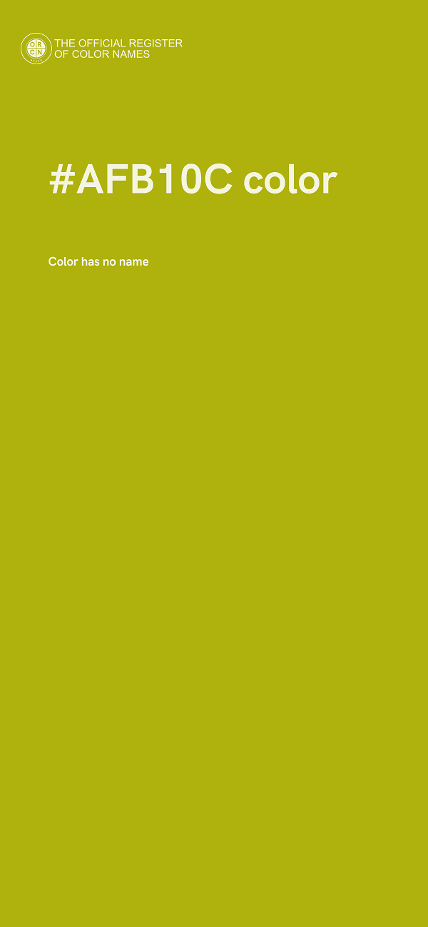 #AFB10C color image