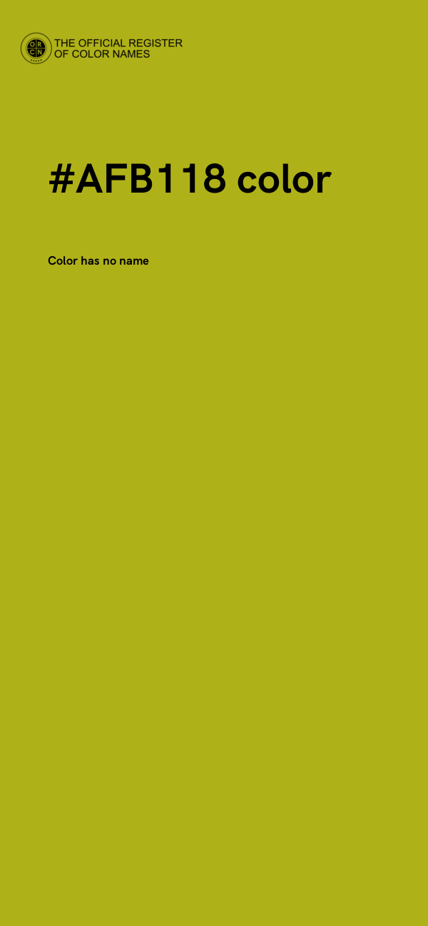 #AFB118 color image