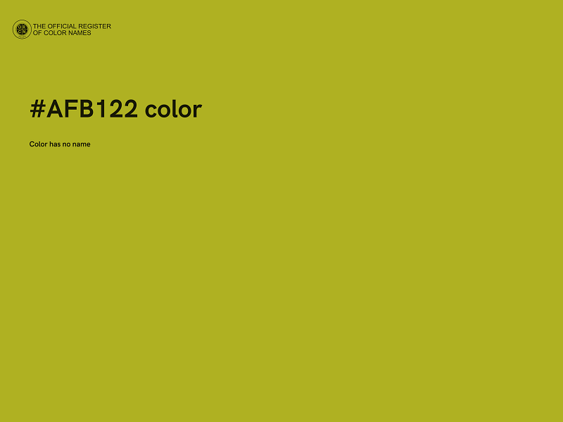 #AFB122 color image