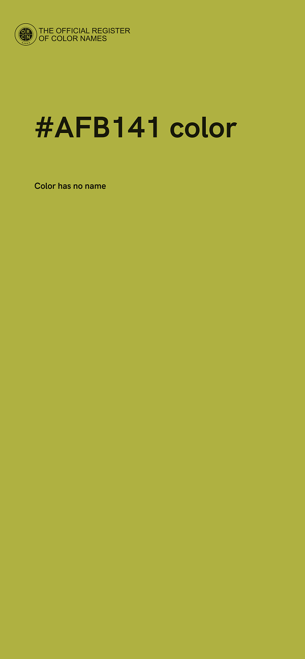 #AFB141 color image