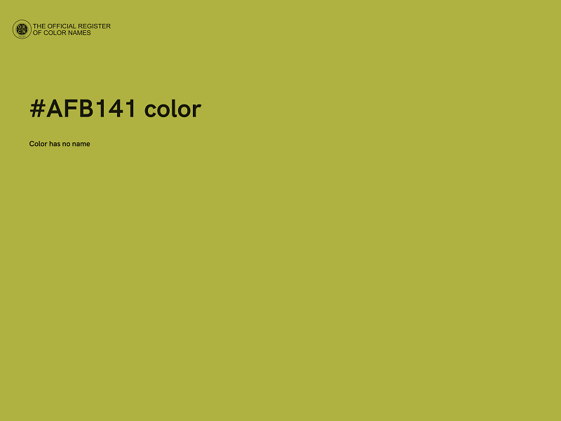 #AFB141 color image
