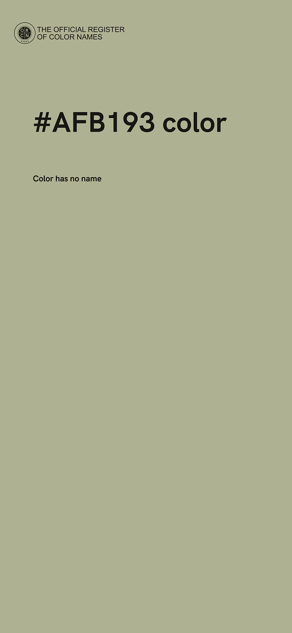 #AFB193 color image