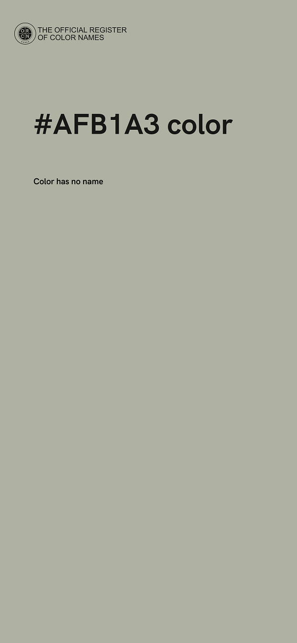 #AFB1A3 color image