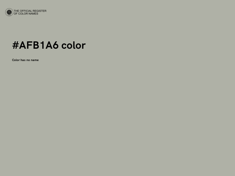#AFB1A6 color image