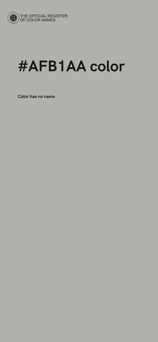 #AFB1AA color image