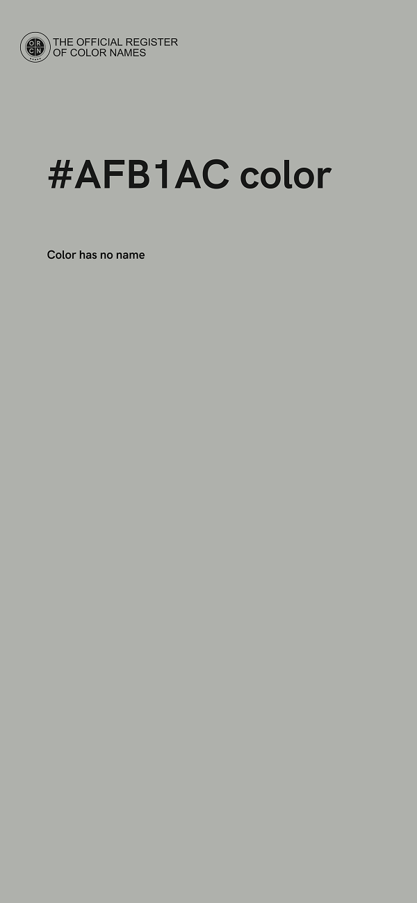 #AFB1AC color image