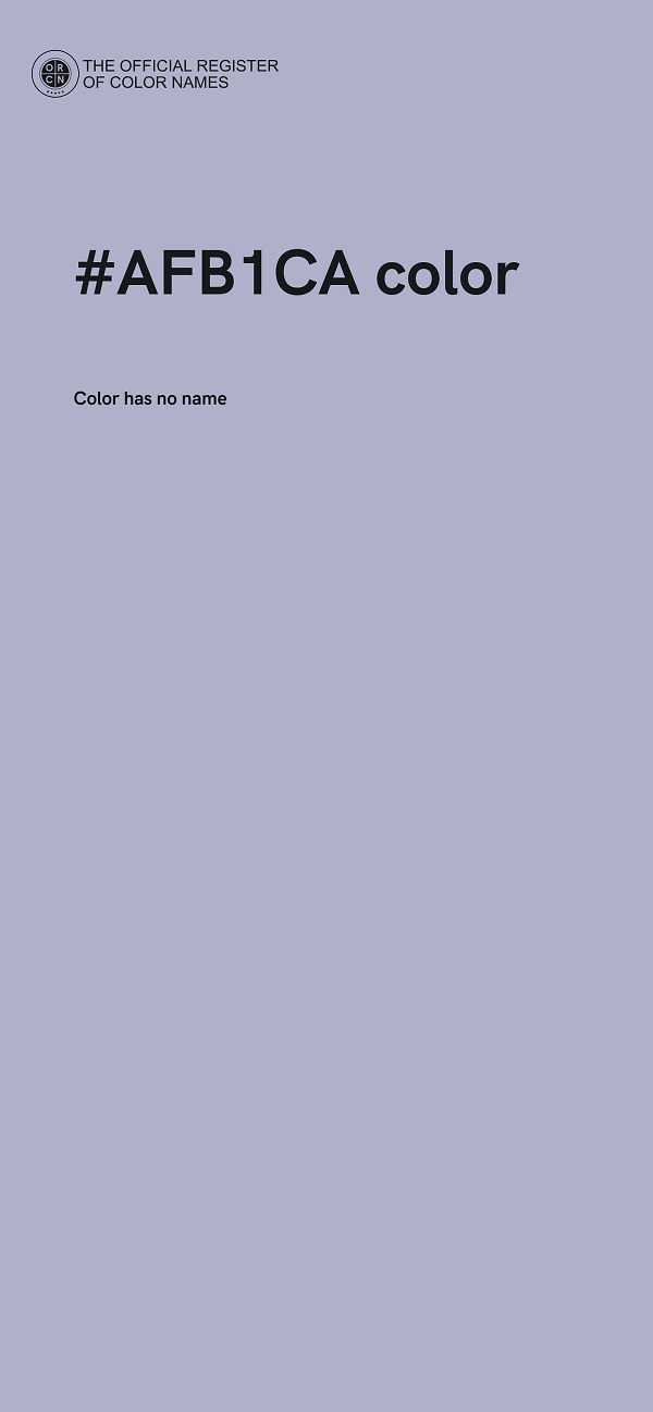#AFB1CA color image