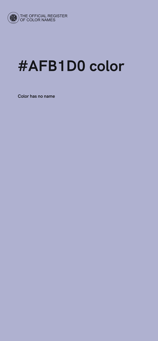 #AFB1D0 color image