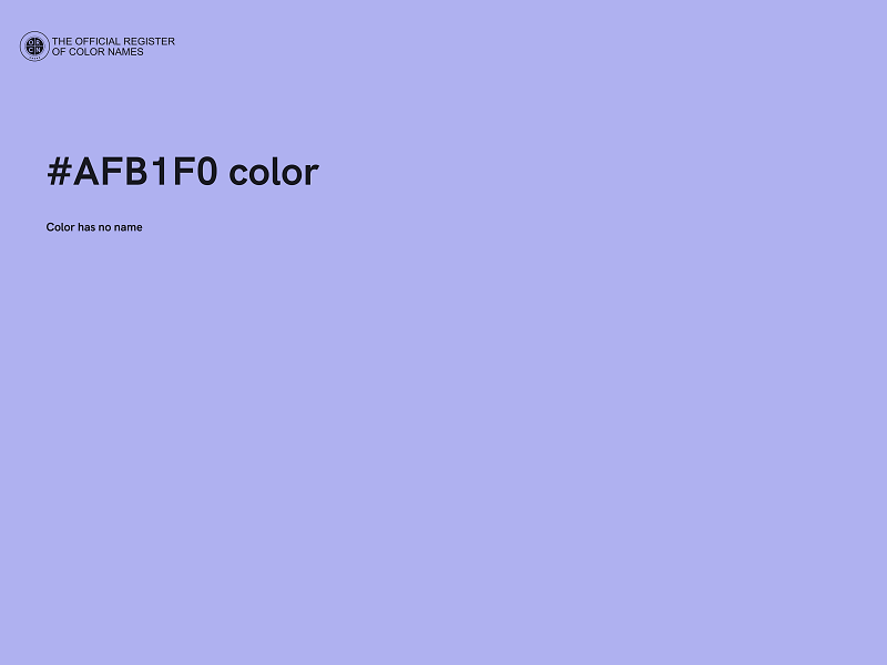 #AFB1F0 color image