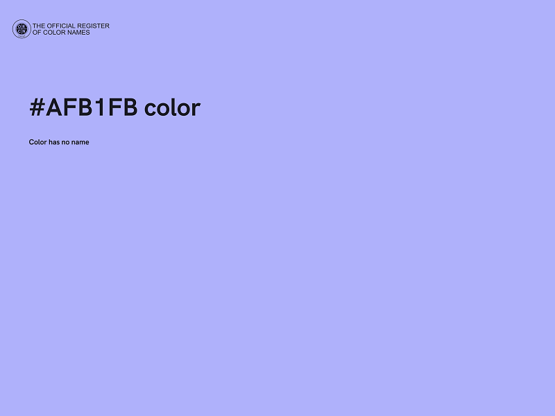 #AFB1FB color image