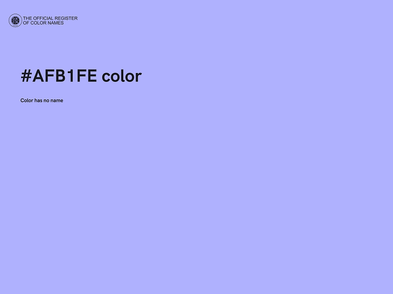 #AFB1FE color image