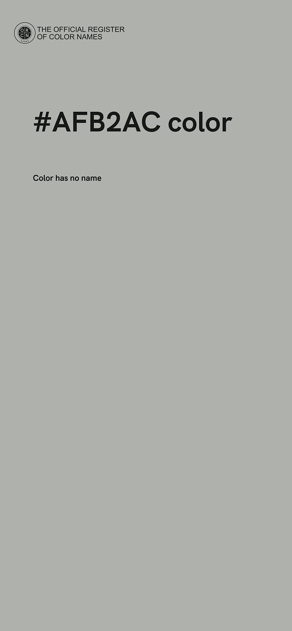 #AFB2AC color image