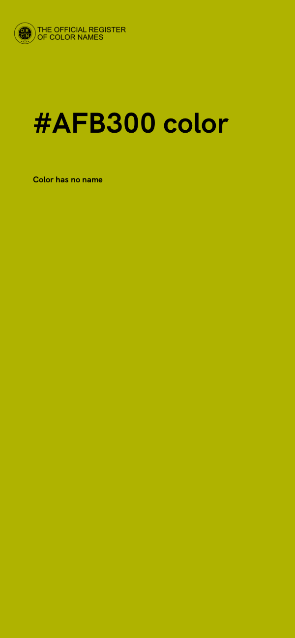 #AFB300 color image