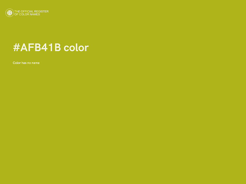 #AFB41B color image