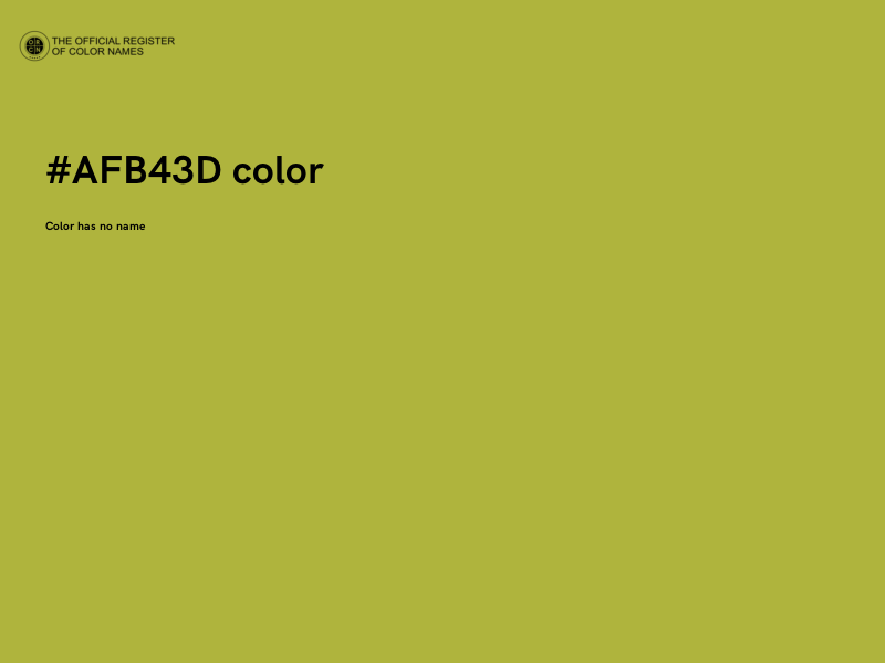 #AFB43D color image