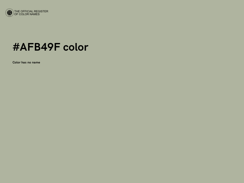 #AFB49F color image