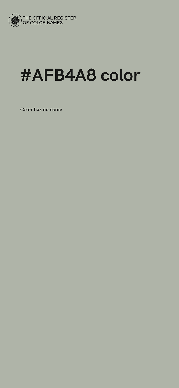 #AFB4A8 color image