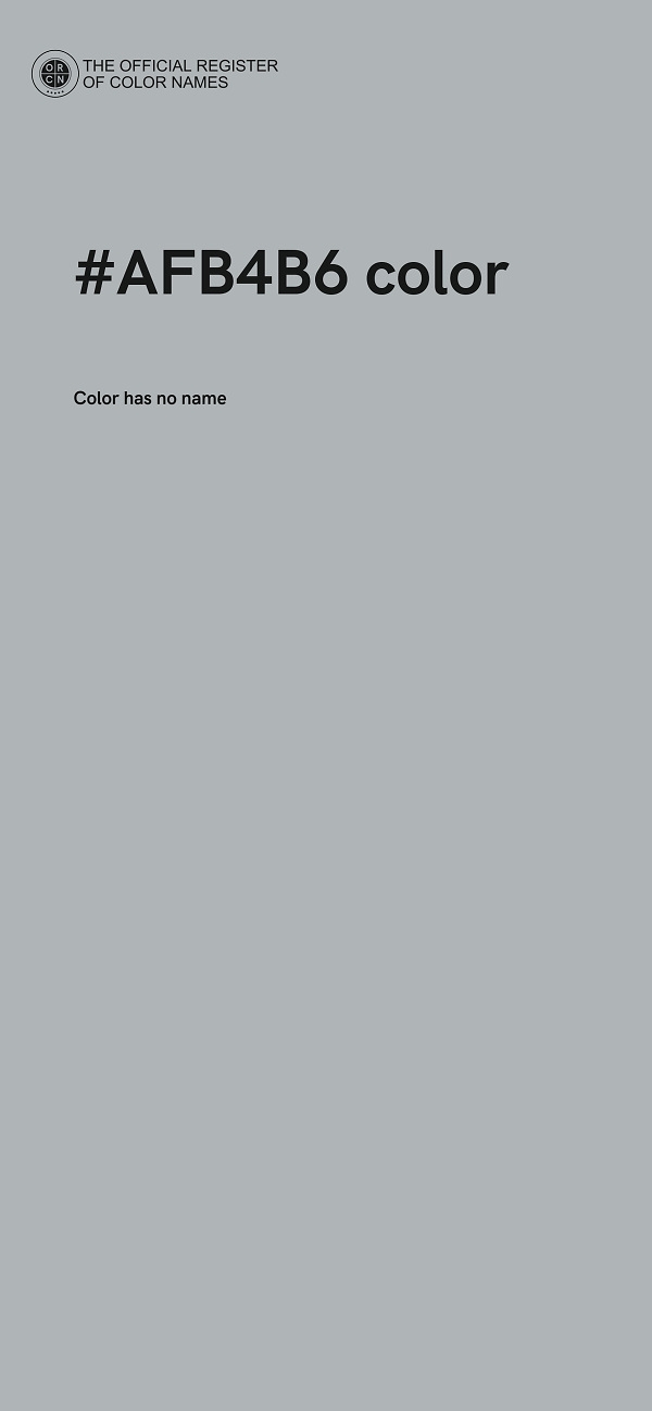 #AFB4B6 color image