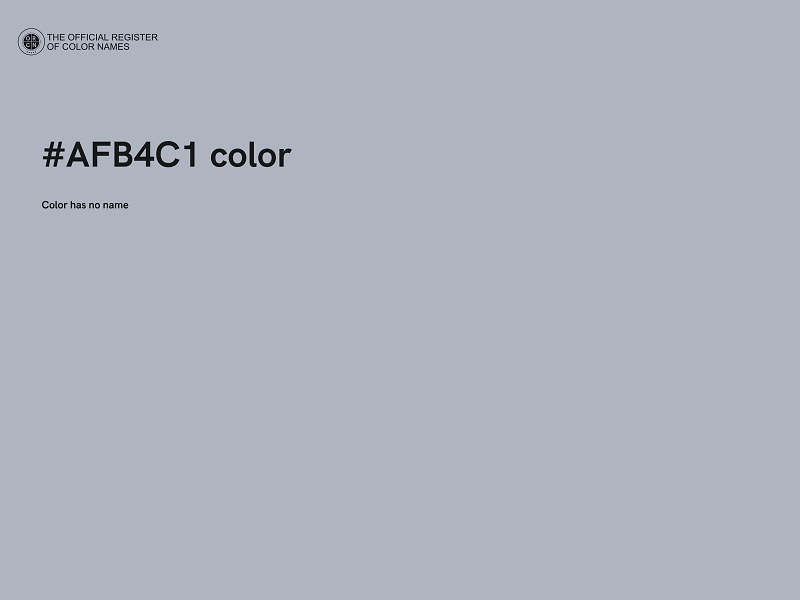 #AFB4C1 color image