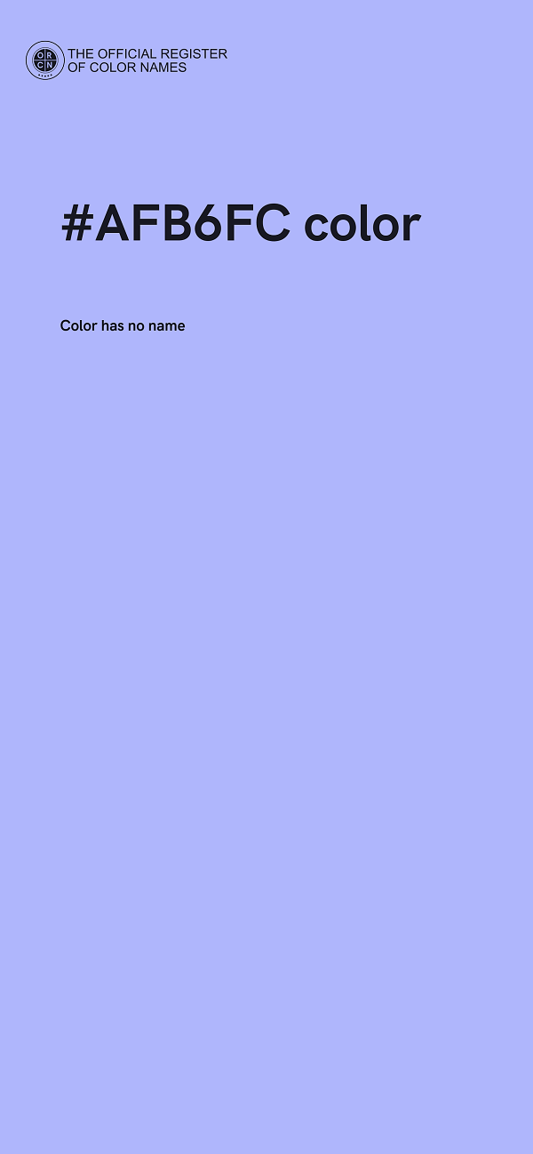 #AFB6FC color image