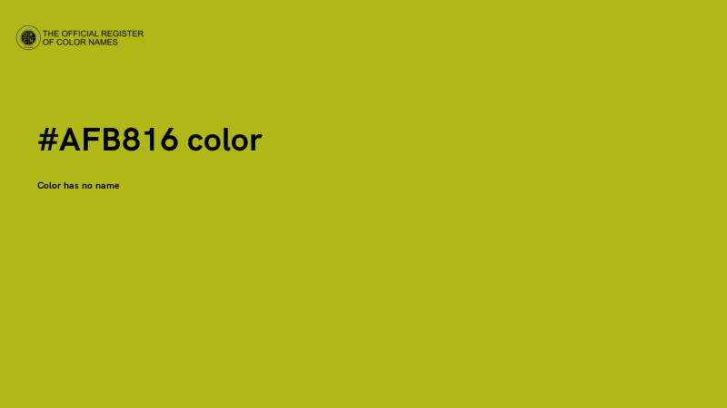 #AFB816 color image