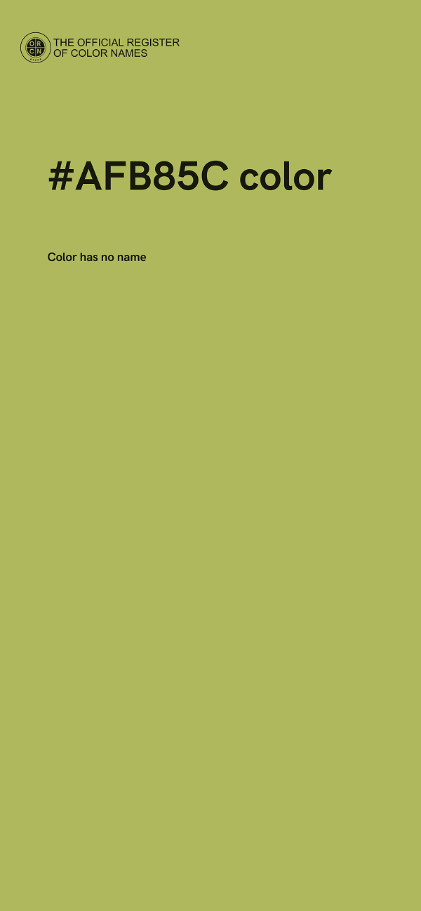 #AFB85C color image