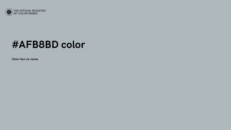 #AFB8BD color image