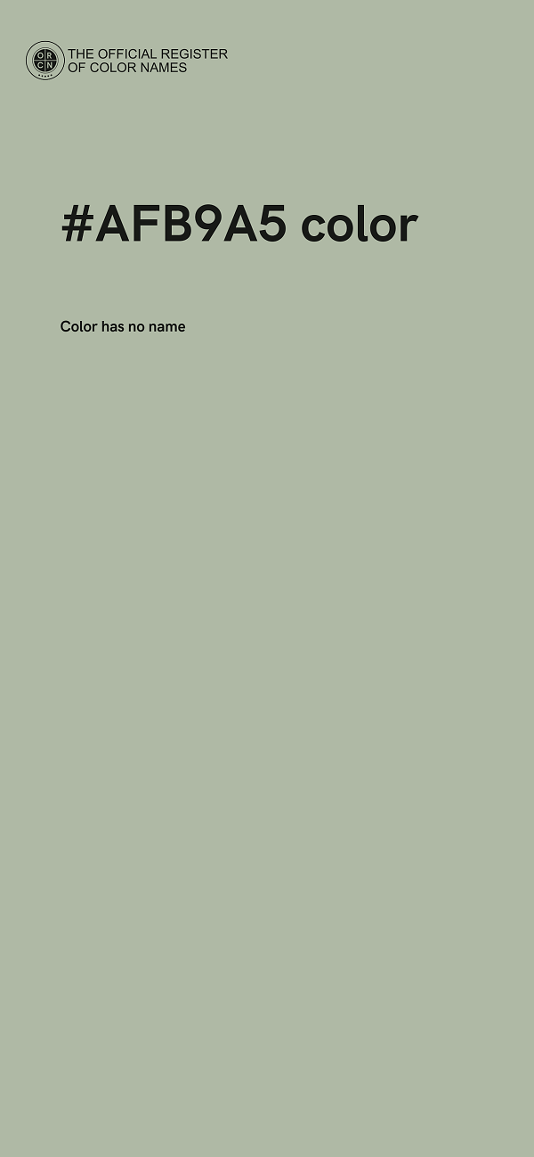#AFB9A5 color image