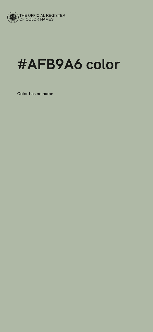 #AFB9A6 color image