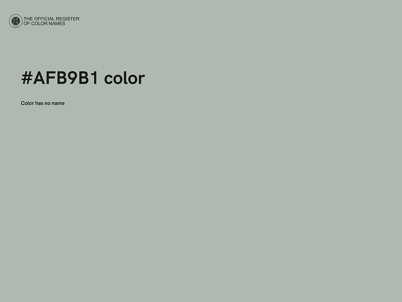 #AFB9B1 color image